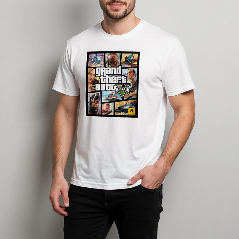 تیشرت مردانه طرح GTAV