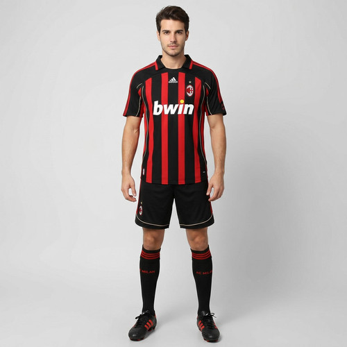 ست تیشرت و شلوارک ورزشی مردانه مدل میلان کد Home 2006