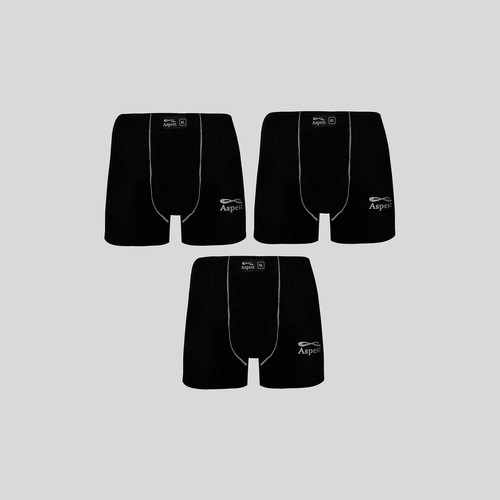 شورت پادار مردانه اسپست مدل ASP-MU-BXBLK3 مجموعه 3 عددی